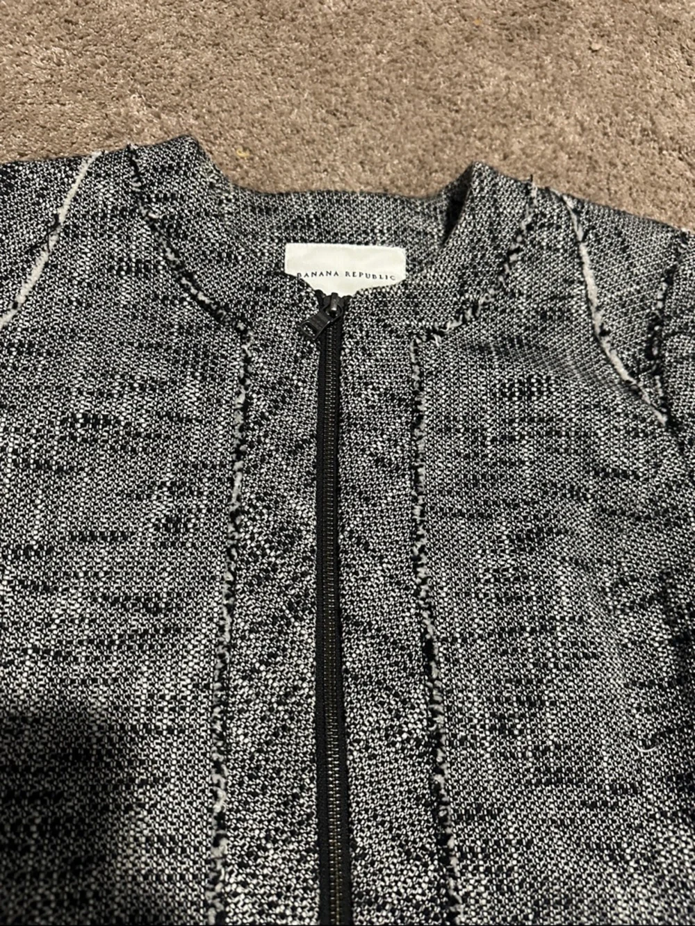 Banana Republic Woven Zip-Front Jacket